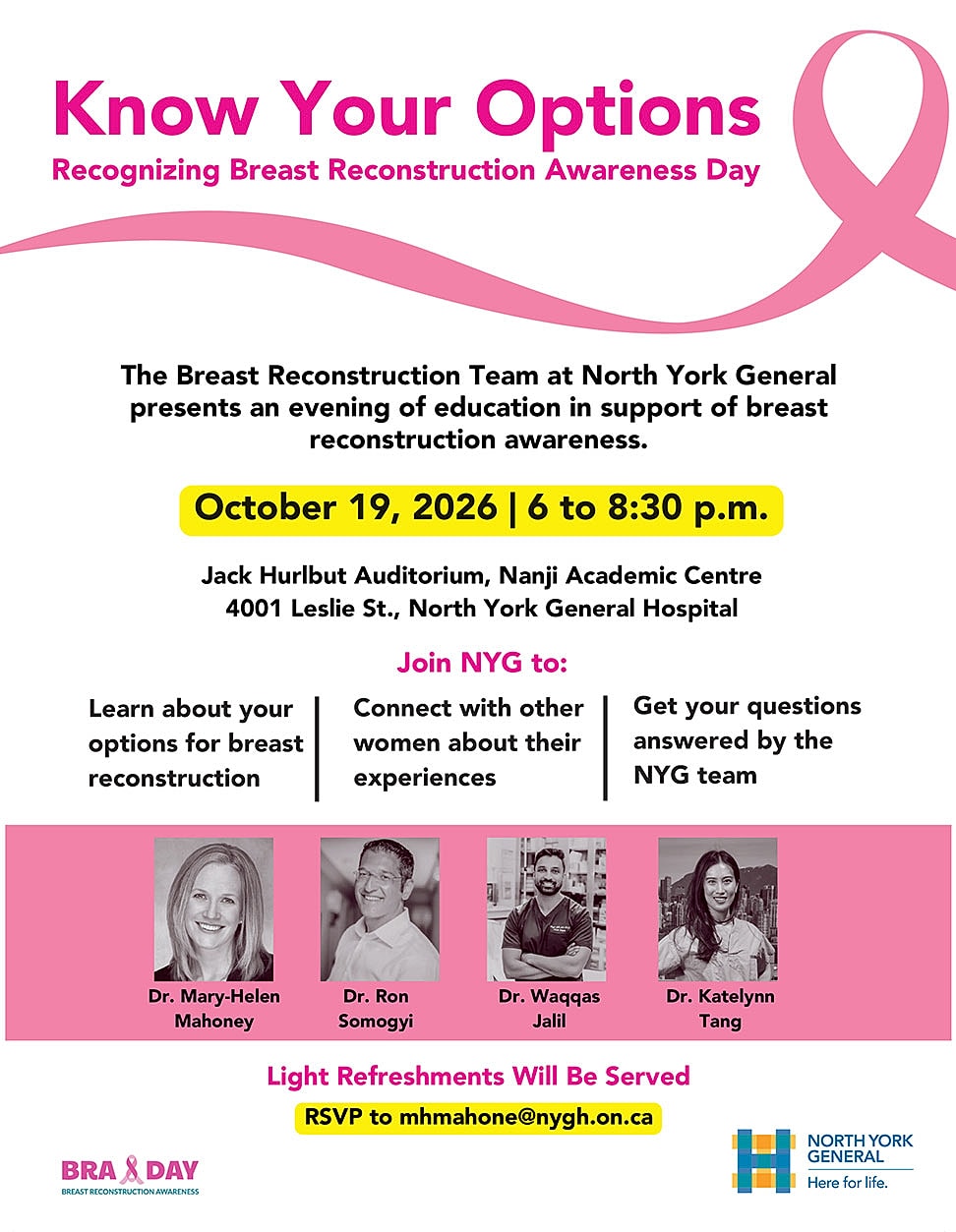 Breast Reconstruction Awareness Day event details.