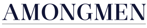 Text logo for Among Men publication.