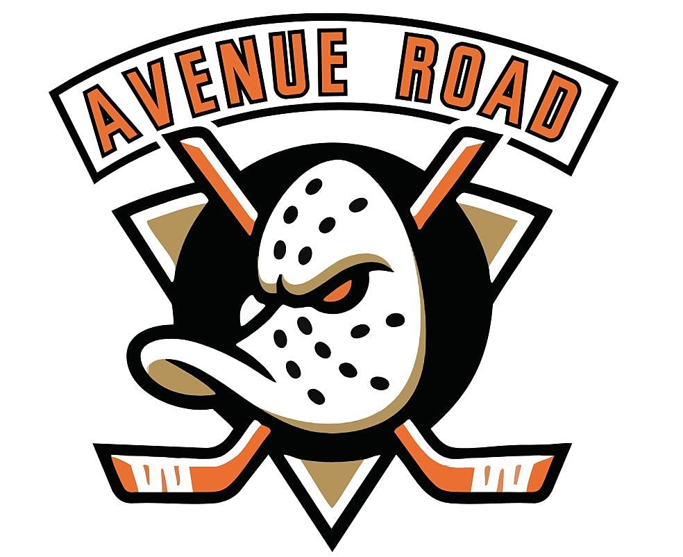 Avenue Road hockey team logo design.