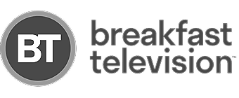 Breakfast Television logo in grayscale.
