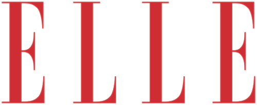 ELLE magazine logo in bold red letters.