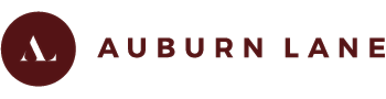 Auburn Lane logo design on a dark background
