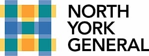 North York General logo design and branding.
