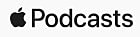 Apple Podcasts logo and text.