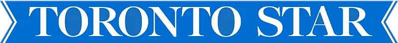 Toronto Star logo on blue background